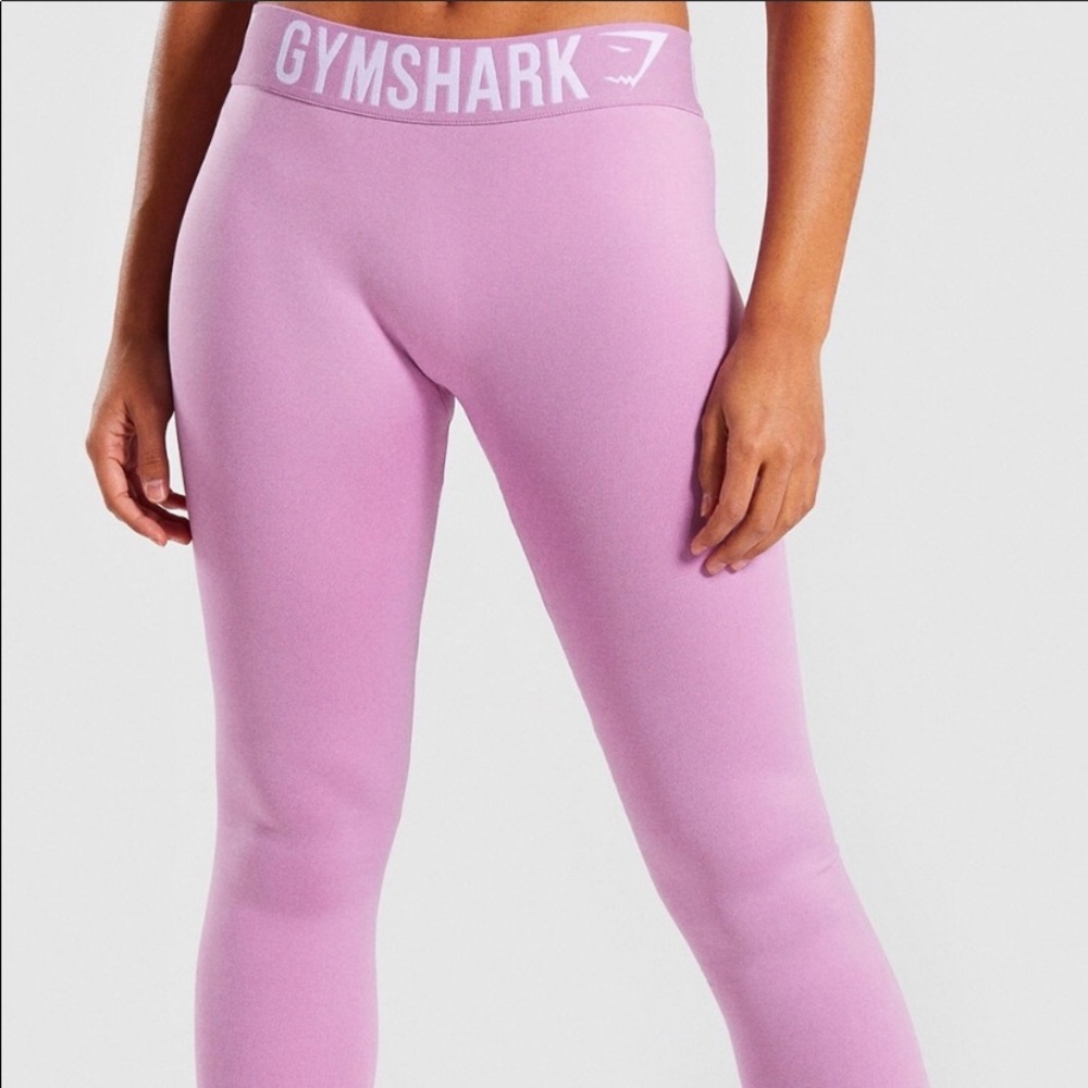 Rare Gymshark Light Pink Fit Leggings sz S - Picture 1 of 5